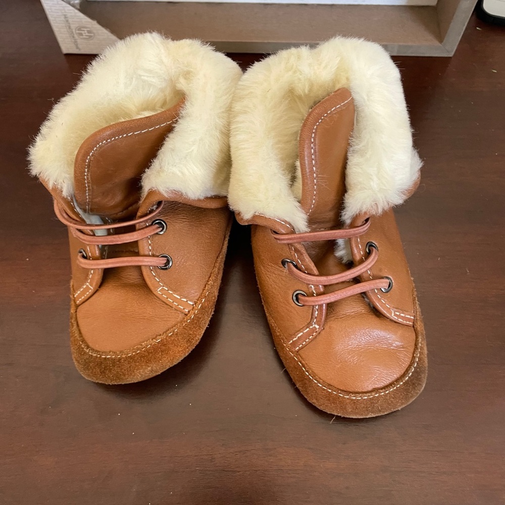 Baby Cole Haan booties size 4